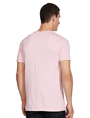 United Colors of Benetton Men's Slim T-Shirt (3099J7105I913_Pink L)
