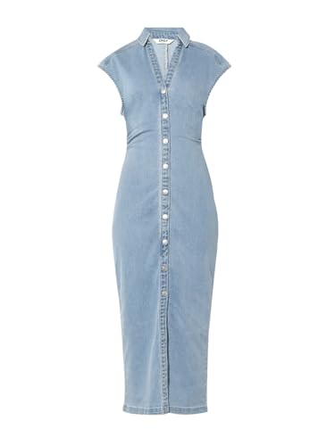 ONLY Women's Solid Bodycon Blue Dress