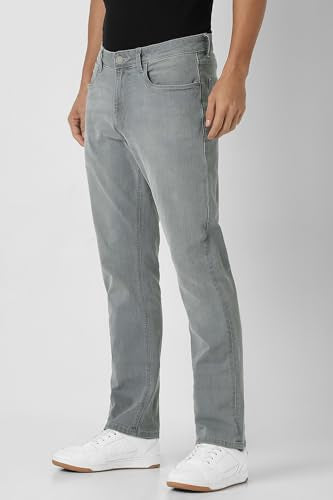 Van Heusen Men's Regular Jeans (VXDNCBTFC83726_Grey