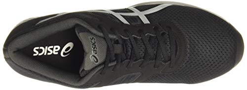 ASICS Mens Fuzor B Black/Steel Grey Sneaker - 9 UK (1021A532.001)