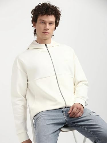 Calvin Klein Jeans Men's A-Line Coat (K10K112441YAH_Egret