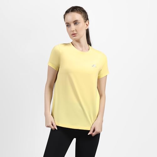 Skechers Women Performance Boxy Fit Natural Yellow Top
