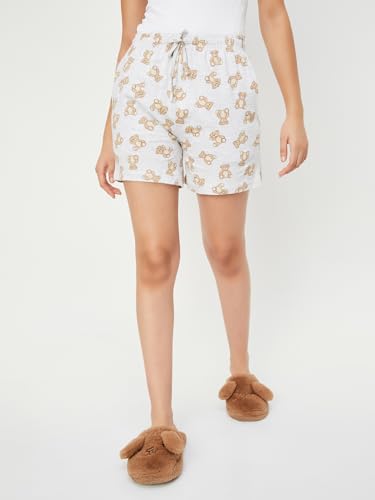 Max Women's Bermuda Shorts (BOTTOM1407_Grey Melange