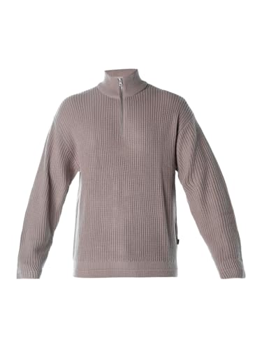 Jack & Jones Men Relaxed Fit Beige Sweater