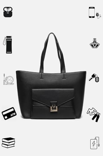 Women Black Formal Handbag