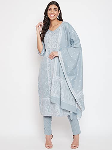 AFSA Pure Cotton Woven Zari Design Women Unstitched Dress Material With Dupatta For Summer Wear