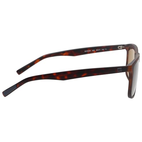 GUESS|Brown Full Frame Square Sunglasses|100% UV Protected (Uv 400) Brown Reflector Mirror Lens|Men's|Large|GU00025 52E 59 S