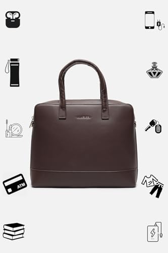 Van Heusen Womens Solid brown HANDBAG