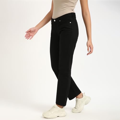 Calvin Klein Jeans Women's Regular Jeans (J2239991BY Black