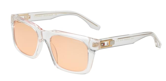 Tommy Hilfiger Crystal Orange Square Sunglasses