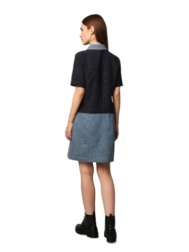 ONLY Women's Regular Fit Navy Dress