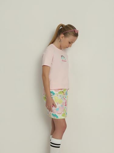 VERO MODA Girl Regular Fit Pink Tshirt
