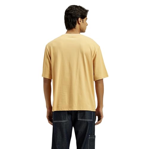 Levi's Men's Regular Fit T-Shirt (0058J-0001_Yellow XL)