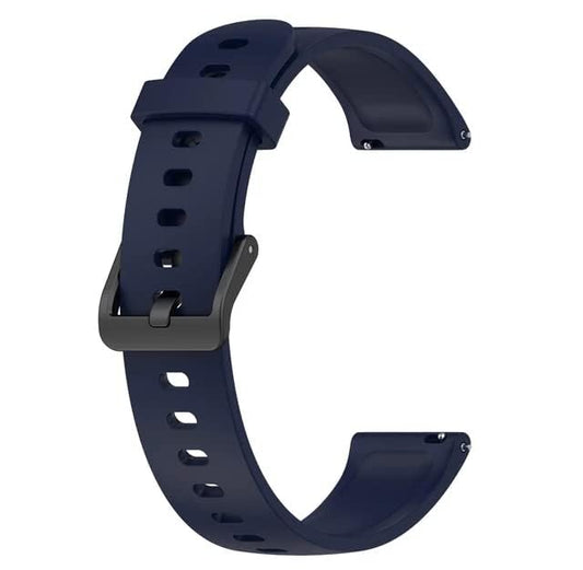 Meyaar Strap Band Only Compatible With realme Band 2 (Not For Any other Brand Watch) : (Tracker Not Included) (Strap Only) (Silicone (Blue))
