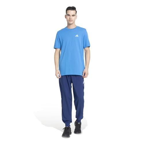 adidas Men M Fr T Casual T-Shirts, Blue, Large