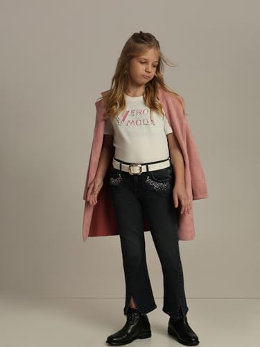 VERO MODA Girl Mid Rise Bootcut Blue Jeans