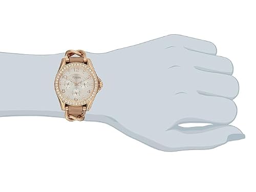 Fossil Riley Analog White & Beige Dial Women's Watch -ES3466