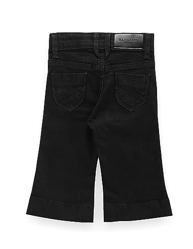 U.S. Polo Assn. Girls Rinsed Slim Fit Jeans Black