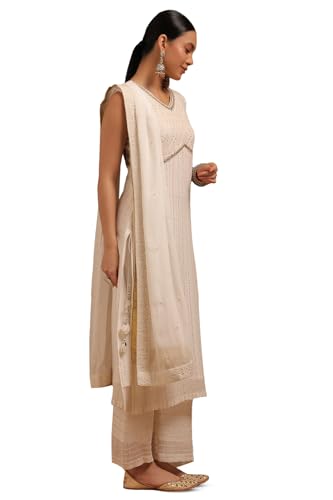 Soch Women's Georgette Salwar Suit Set (SRF-EWA5CD22384_Off White