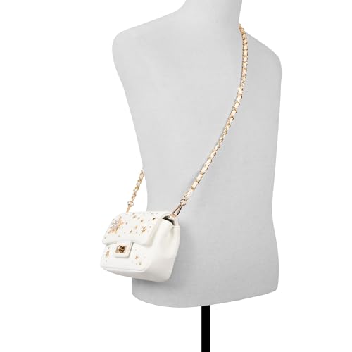Aldo Women's CELESTIALBAG Satchel Bag, White
