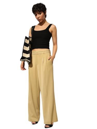 ONLY Women's High-Rise Wide Leg Pants Aurora