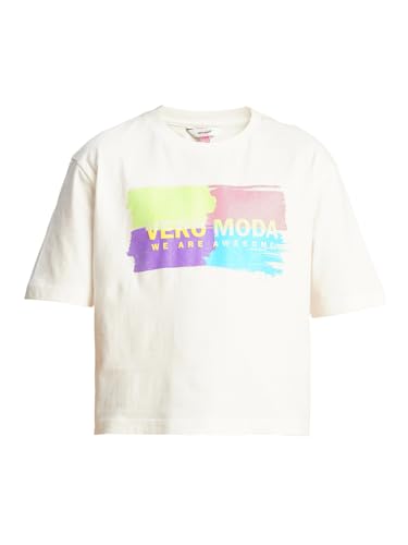 VERO MODA Girls Relaxed White T-Shirt