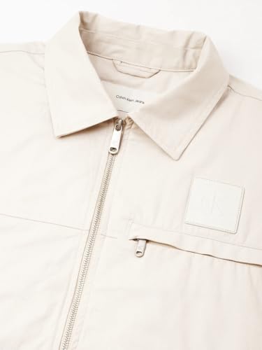 Solid Relaxed Fit Cotton Jacket