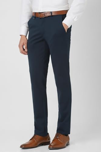 Van Heusen Men's Slim Work Utility Pants (VHTFVULBX14552_Navy