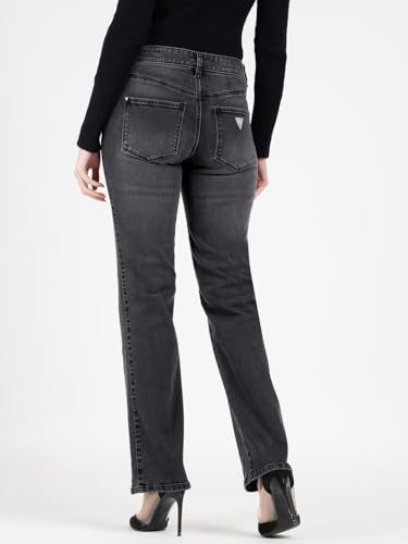 GUESS Grey Solid Regular Fit Jeans