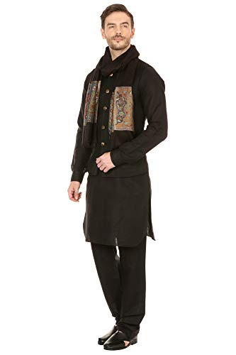 Pashtush Mens Bamboo Scarf Stole, Extra Soft