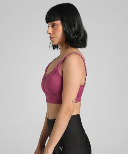 Puma Women's Polyester Underwire Casual Padded Sports Bras (527728_Port