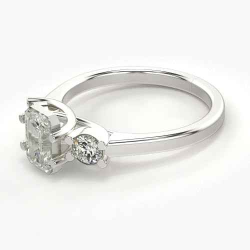 VALANOVA Hallmarked 18K Gold & Certified Lab Grown Diamond 1.18cts | Ring For Women's/Girls | Stylish & Elegant | VGR0461E | Ring Size: 17