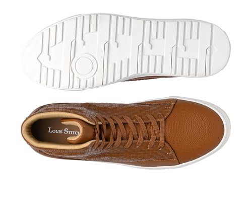 LOUIS STITCH Russet Tan Sneaker for Men | Comfortable Ankle Boot Sneaker | LSP-SNK-AVI007 | UK-11
