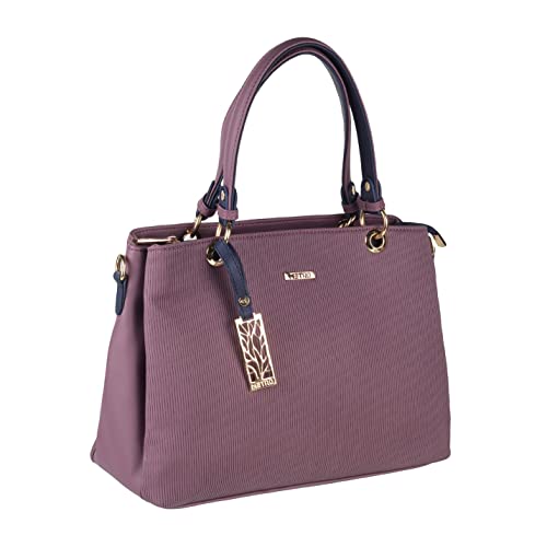 Metro Women Purple Satchel Bags (66-7852)