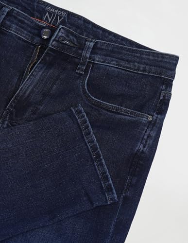 Arrow New York Men's Fitted Jeans (ANAIJN2667_Indigo
