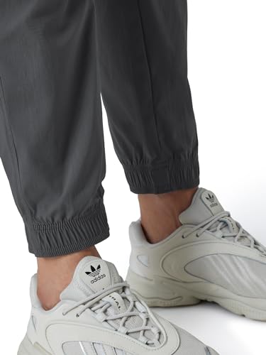 XYXX Men Cotton Rich Cargo Jogger, Relaxed, Solid, Pack of 1, MB3JG07L, Anchor Grey, L