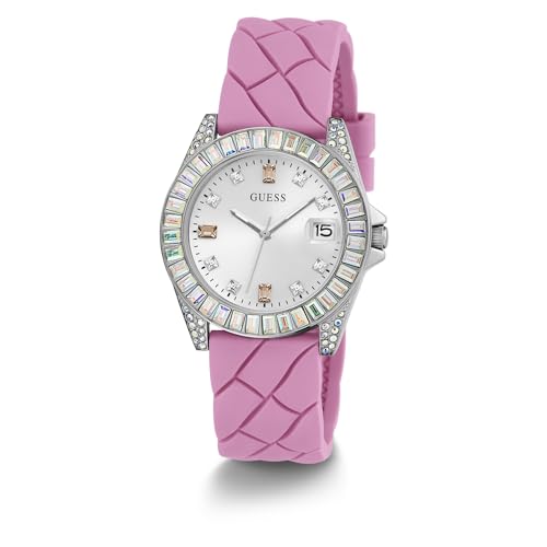 GUESS Analog White Dial Women's Watch-GW0585L1