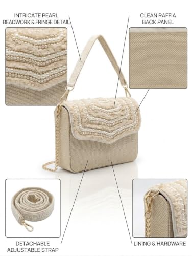 Velure Boho Pearl Flap White