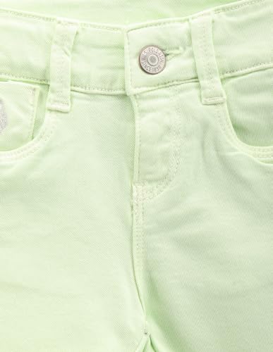 U.S. POLO ASSN. Kids Regular fit Girls Cotton Shorts (UGSRT0086_Green_9-10Y)