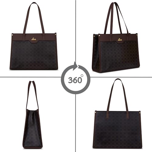 Lavie Women's Mono Nina Box Satchel Bag | Satchel Handbag for Work | Ladies Purse | Stylish Shoulder Bag | Gift for Women