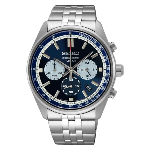 Seiko Analog Blue Dial Men's Watch-SSB427P1