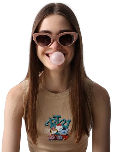 ONLY Women Solid PolyCarbonate Beige Sunglasses