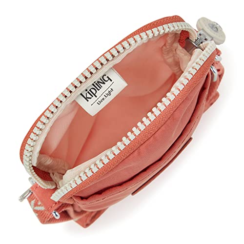 Kipling Women's Tally Minibag, Lightweight Crossbody Mini, Nylon Phone Bag, Vintage Pink, 4.25''L x 6.75''H x 0.75''D