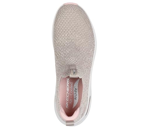 Skechers Women Arch FIT 2.0-Sheer Shimmer Black Casual Slip On Shoe