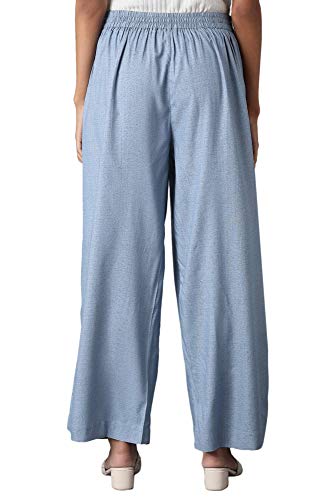 W Strechable Flared Pants for Women | Trousers for Women | W for Woman