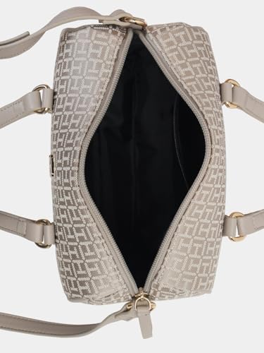 Logo Taupe Polyester Sling Bag
