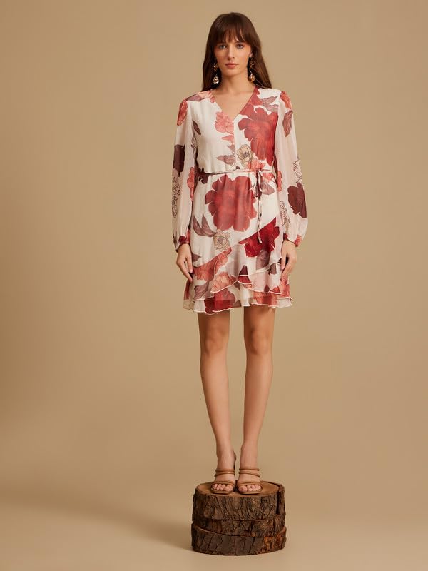 Kazo Jude Mini Dress for Women Red