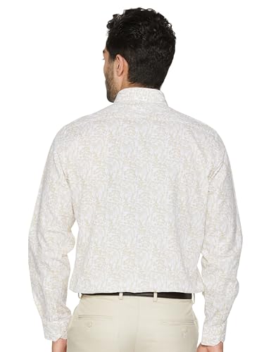 Van Heusen Men's Regular Fit Shirt (VHSFFCUBC42776_Beige