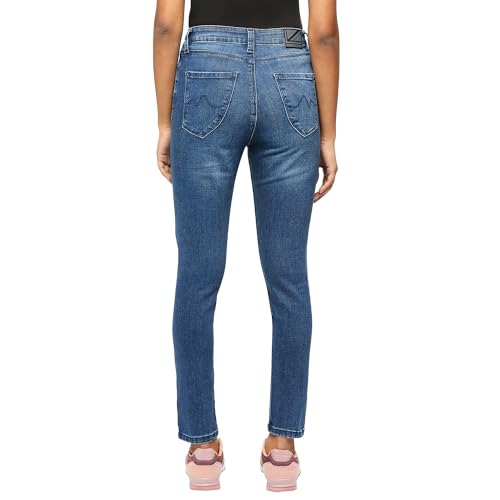 Pepe Jeans Women's High Rise Skinny Fit Jeans