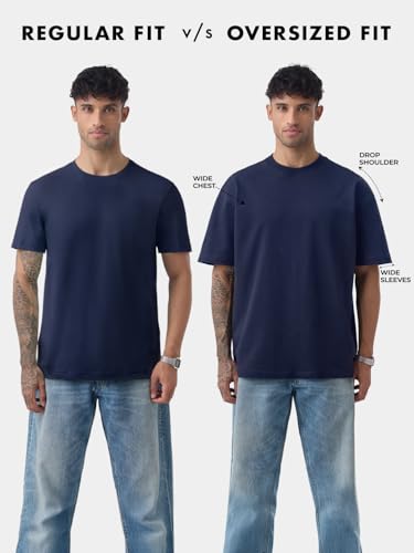 The Souled Store Deadpool: Cupid Men and Boys Short Sleeves Round Neck Beige Graphic Printed Casual Lightweight Drop Shoulder Streetwear Trendy Oversized T-Shirt